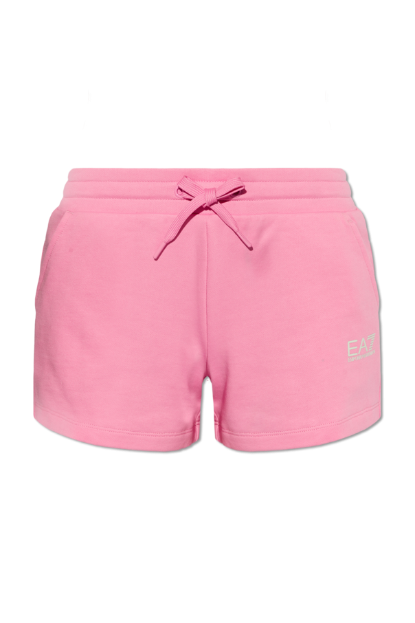 Tgkb5Shops GB emporio armani two tone watch Pink Cotton shorts with logo EA7 Emporio Armani